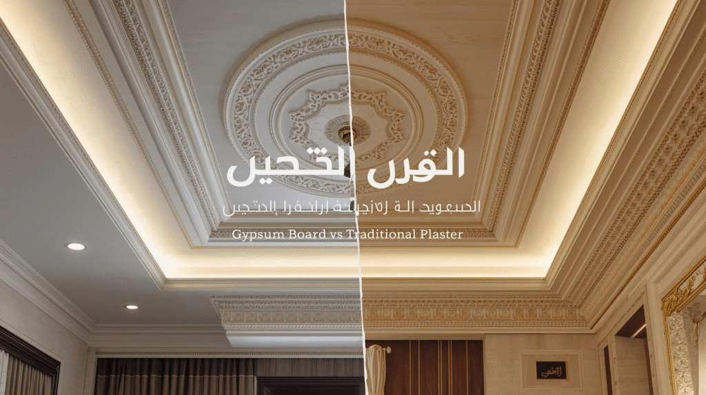 الفرق بين الجبس بورد والجبس العادي